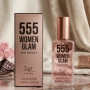 Свеж и дълготраен дамски парфюм 555 Women Glam - цитрусова енергия и мускусна дълбочина, снимка 6
