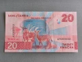 Банкнота - Замбия - 20 квача UNC | 2025г., снимка 2