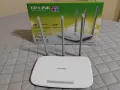 Рутер TP-Link 300Mbps 2.4GHz, 4x LAN 100, 1x WAN 100, 3x външни антени, снимка 1