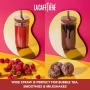Нова Стъклена чаша 650 мл за Bubble Tea смути шейк със стоманена сламка, снимка 4