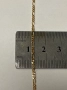 Златен синджир 3.44гр.45см., снимка 4