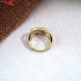Пръстен с 14К златно покритие 224850, снимка 2