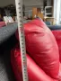 Червен кожен диван , снимка 7