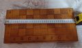 Шах-табла дървен 34/34 см + подарък Домино, снимка 4