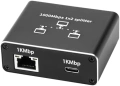 Нов Ethernet Adapter 1 в 2 RJ45 Type-C 1000Mbps за 2 устройства Адаптер интернет, снимка 8