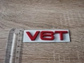 червена емблема Audi V6T , снимка 3