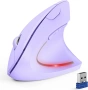 Ергономична вертикална безжична мишка TECKNET – Bluetooth + USB, 4800 DPI, снимка 1