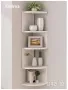 Ъглова етажерка за съхранение с 5 рафта, снимка 1