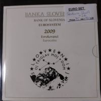 Словения 2009 - Комплектен банков евро сет от 1 цент до 2 евро + Възпоменателна монета 3 евро, снимка 1 - Нумизматика и бонистика - 45570906