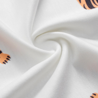 Дамска блуза в бяло с къдрички и принт тигри, снимка 10 - Други - 45039233