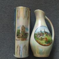 Немски порцеланови красоти, порцеланова ваза и каничка , снимка 1 - Други ценни предмети - 45109789