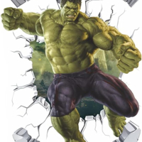 Hulk Хълк Декор за Стена Стикер , снимка 1 - Други - 44967526