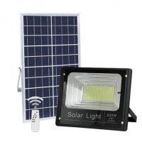 Соларен LED прожектор 100/150/200W с отделен панел и дистанционно управление , снимка 3 - Соларни лампи - 45351877