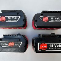 БОШ батерии 18Волта 3.0 / 5.5 / 7.0 амперчаса, снимка 1 - Други инструменти - 45188989