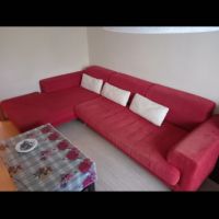 Диван с лежанка и комплект възглавници , снимка 2 - Дивани и мека мебел - 45544169