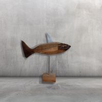 Скулптура "Риба" 🐟, снимка 1 - Статуетки - 45452055