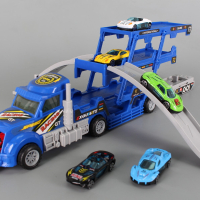 Автовоз с катапулт и 6 метални коли, снимка 2 - Коли, камиони, мотори, писти - 45055850