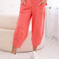 Дамски памучен комплект блуза + панталон, 3цвята , снимка 15 - Комплекти - 45657061