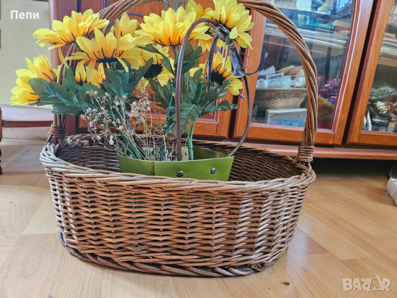 Кошница от камъшит, снимка 1