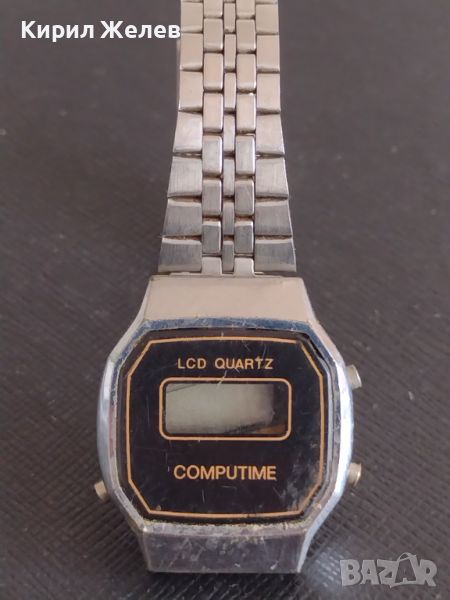 Ретро електронен часовник COMPUTIME рядък за КОЛЕКЦИОНЕРИ 44910, снимка 1