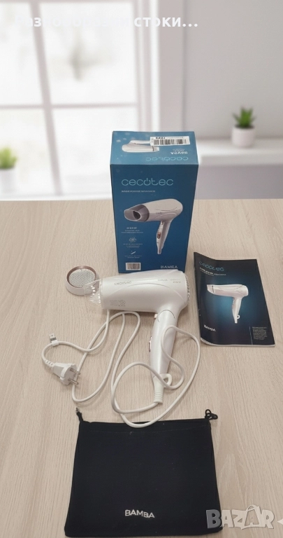 ​Мощен йонизиращ сешоар Cecotec Bamba IoniCare 5250 , снимка 1
