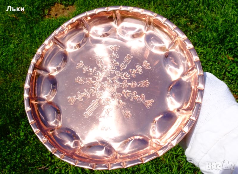 Медна тава,медна форма за кекс,питка. , снимка 1