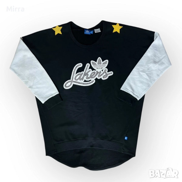 Adidas X Lakers Oversized Sweatshirt Crewneck SAMPLE (Дамско), снимка 1