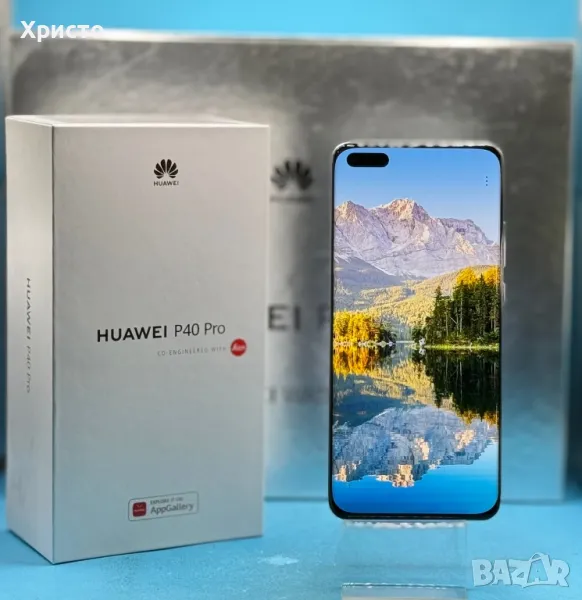 Huawei P40 Pro, Dual SIM, 256GB, 8GB RAM, 5G, Silver Frost, снимка 1