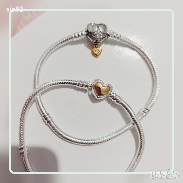 Сребърни гривни Pandora , снимка 1