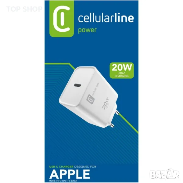 Мощно зарядно CELLULAR LINE 20W Apple, снимка 1