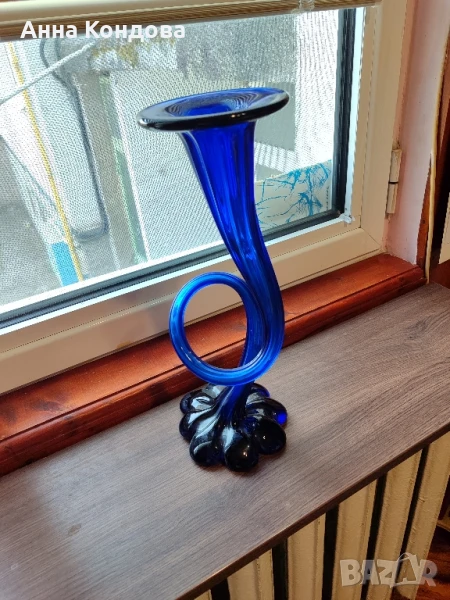 Ваза винтидж висока 34 см., снимка 1