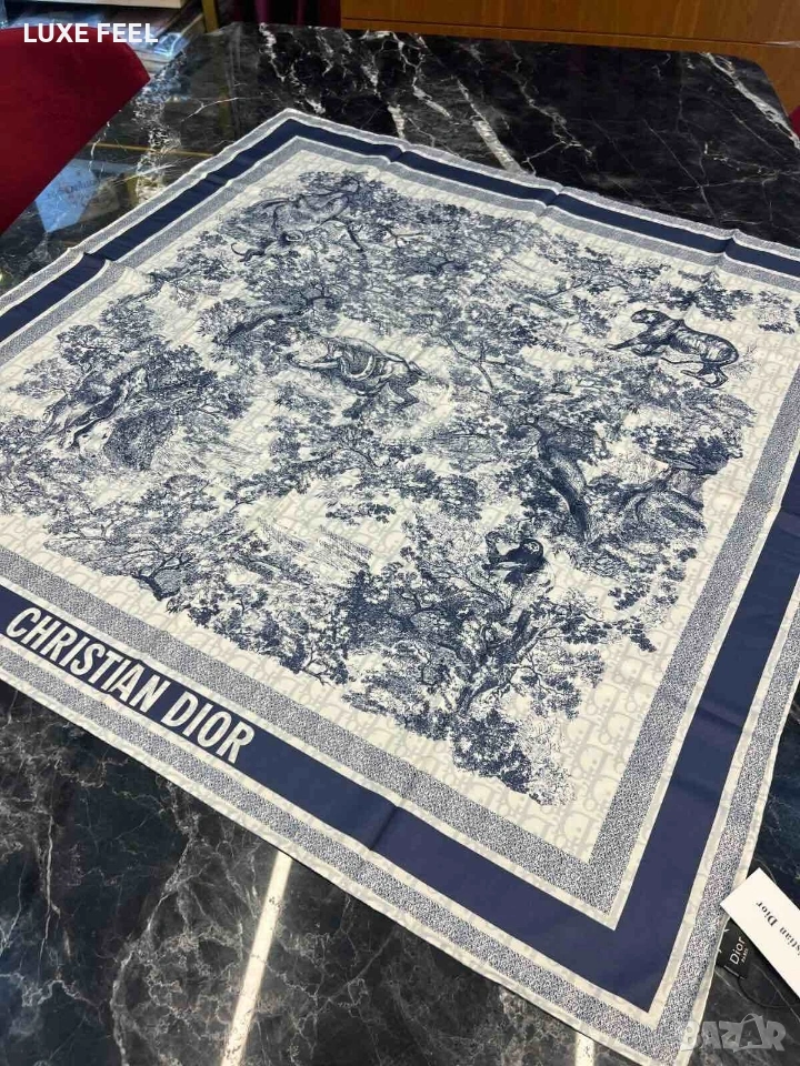 Дамски Шалове - Коприна ⚜️ Dior , снимка 1