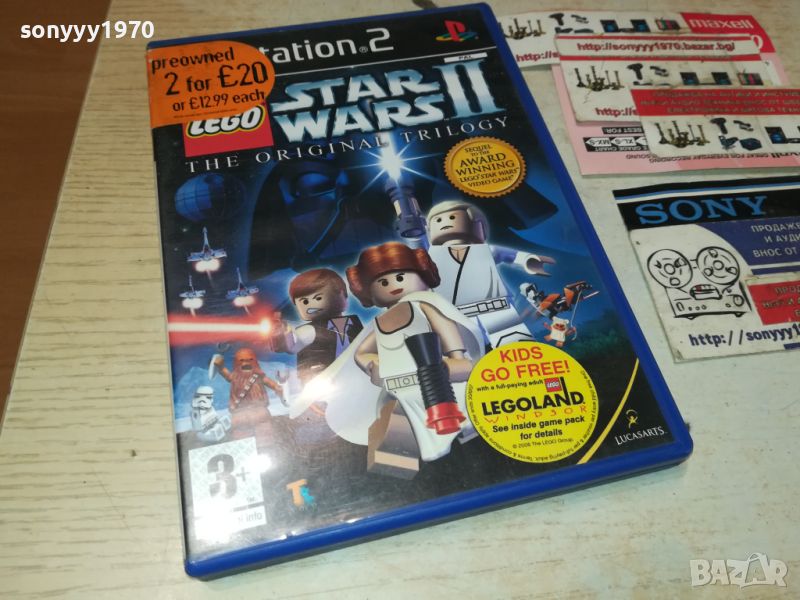 STAR WARS II LEGO PS2 GAME 1007241534, снимка 1