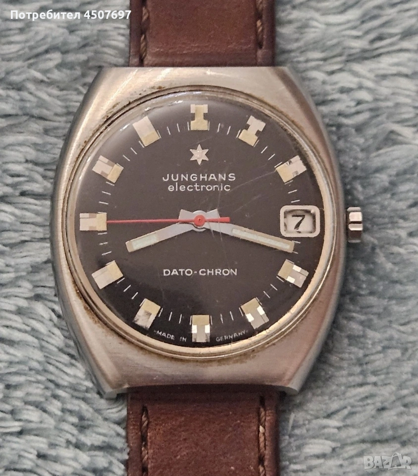 мъжки часовник JUNGHANS Electronic Dato-Chron. , снимка 1