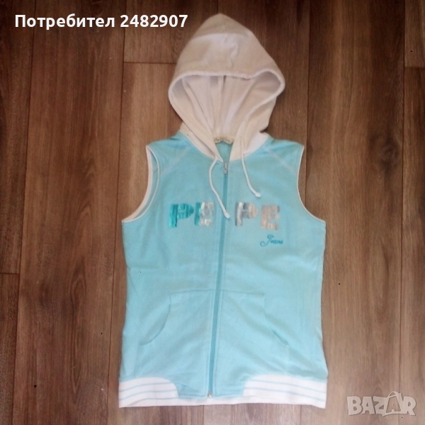 Дамско елече с качулка, снимка 1