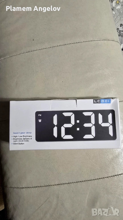 Модерен LED цифров будилник-часовник,температура,календар

| Регулиране на яростта, снимка 1