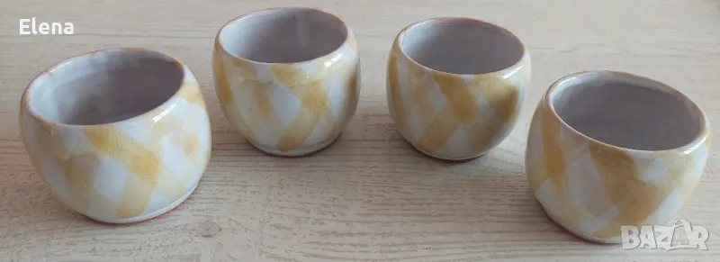 Комплект от 4 винени чаши с ретро дизайн, снимка 1