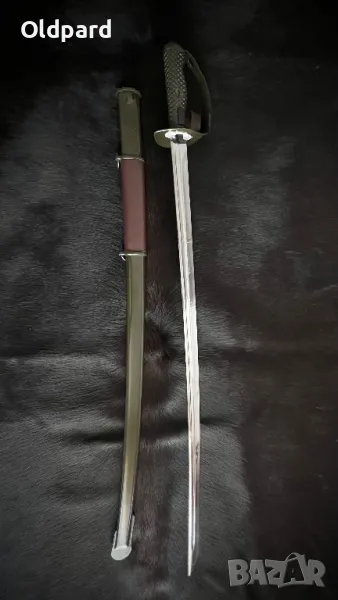 Японска сабя/меч (модел 1899) Type32, китайска сабя M65 - офицерска сабя, острие от неръждаема стома, снимка 1