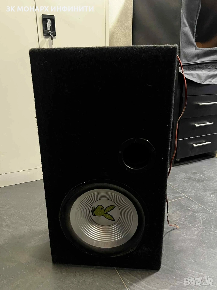 Бас каса с усилвател Thunder 1600W + Кондензатор, снимка 1