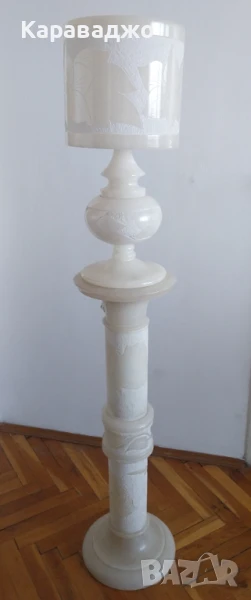 Светеща Колона/Лампа Алабастър, снимка 1