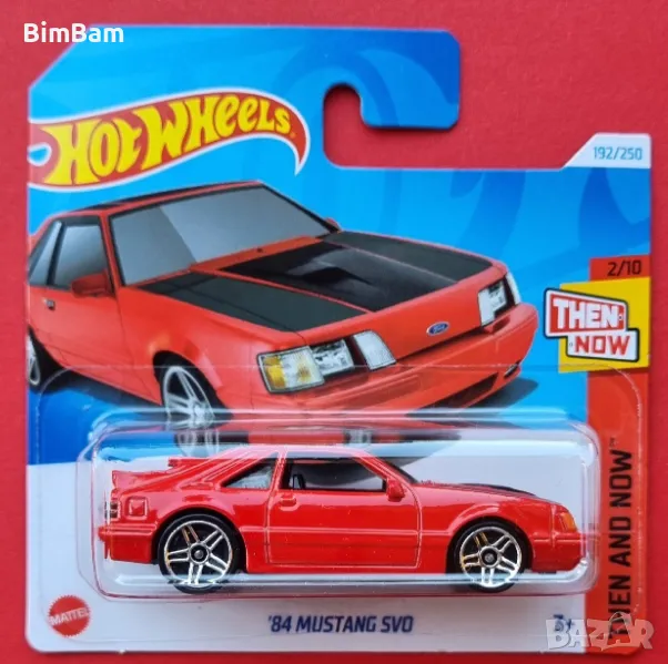 Оригинална колекционерска количка Hot Wheels'84 Mustang SVO, снимка 1