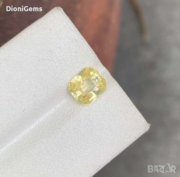 Естествен жълт сапфир 2.02 ct – със сертификат IGA GemLab, снимка 1
