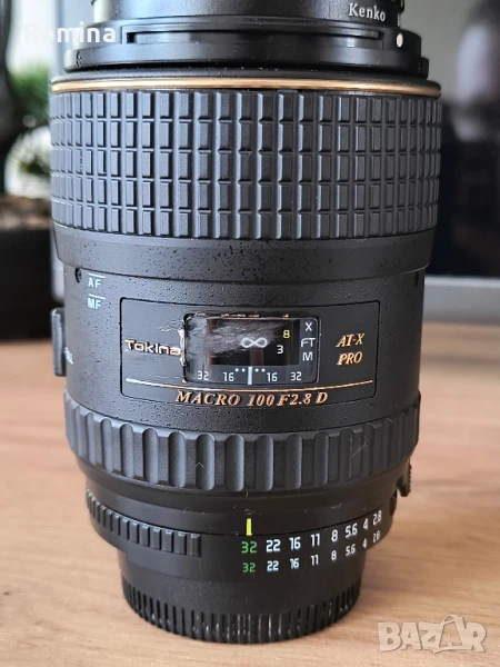 Tokina AF 100mm f/2.8 Macro AT-X PRO D за Nikon, снимка 1