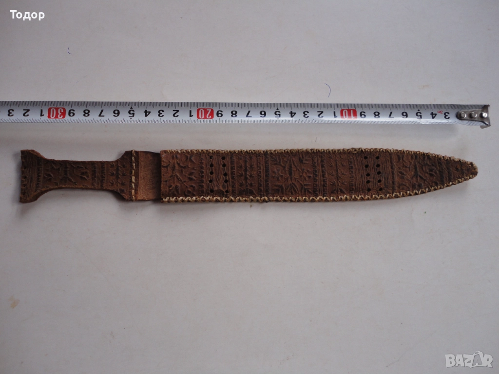 Кожена кания за кама нож , снимка 1