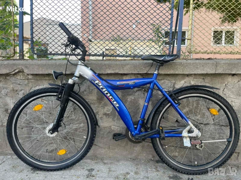 26 цола алуминиев велосипед с 21 скорости усилени капли амортисьори предни като нов в перфектно  , снимка 1