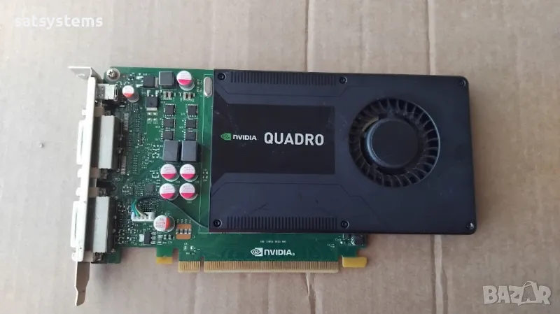 Видео карта NVidia Quadro K2000D 2048MB GDDR5 128bit PCI-E, снимка 1