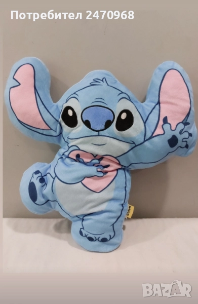 Плюшена възглавничка Стич - 45 см., снимка 1