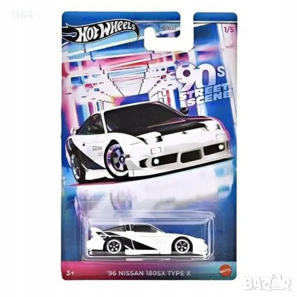 Hot Wheels '96 Nissan 180SX Type X, снимка 1