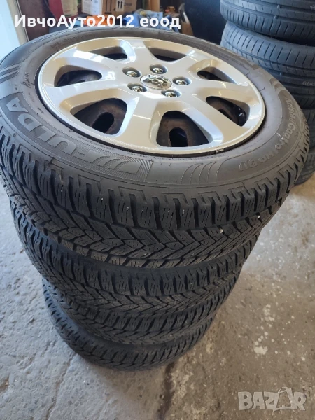 Зимни гуми 205/60/16 fulda комплект с метални джанти Peugeot 407 Пежо 407, снимка 1