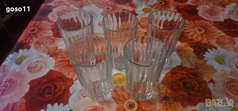 стъклени чаши за вода, снимка 1